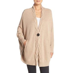 UGG Anjeline knit cape poncho sweater M/L